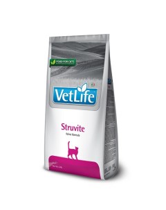 Vet Life Cat Struvite корм для кошек при струвитах Диетический 2 кг Farmina vet life