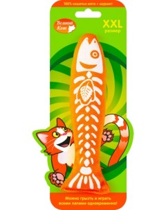 Игрушка Мятная Рыбка с шуршащим элементом для кошек 18 см Великий кот