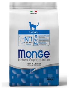Cat Urinary корм для кошек для профилактики МКБ Курица 400 гр Monge