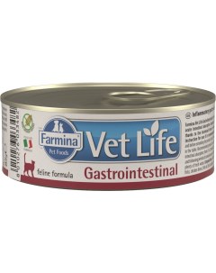 Vet Life Cat Gastrointestinal консервы для кошек при ЖКТ Курица 85 г Farmina vet life