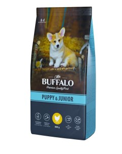 Puppy Junior сухой корм для щенков и юниоров средних и крупных пород Курица 800 г Mr.buffalo