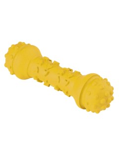 Игрушка для собак гантель дентальная с ароматом сливок 18 см Желтый Mr.kranch