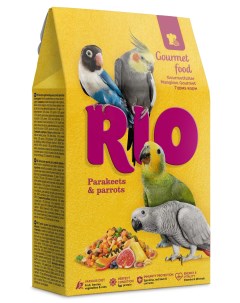 Gourmet корм для средних и крупных попугаев Злаковое ассорти 250 г Rio