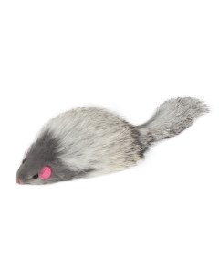 SQ3N игрушка Мышь серая с пищалкой для кошек Серый Триол