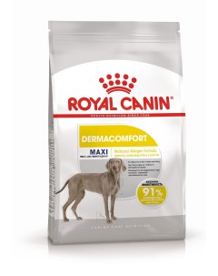 Maxi Dermacomfort для собак крупных пород с раздраженной кожей Курица 3 кг Royal canin