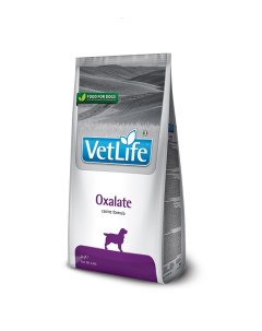 Vet Life Dog Oxalate корм для собак при подавление образования оксалатов Диетический 2 кг Farmina vet life
