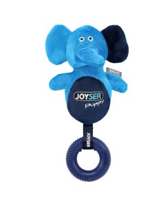 Игрушка Puppy Слоник с резиновым кольцом с пищалкой для собак 21 см Joyser