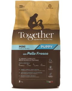 Dog Puppy Mini корм для щенков малых пород Курица 2 кг Together