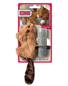 Игрушка Бобер с тубой кошачьей мяты для кошек Kong