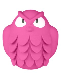 Игрушка для собак сова с ароматом бекона 13 см Розовый Mr.kranch
