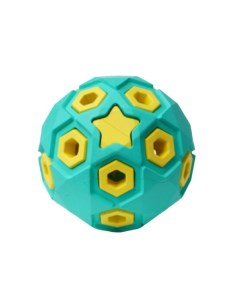 Silver series игрушка для собак мяч звездное небо 8 см Бирюзовый Homepet