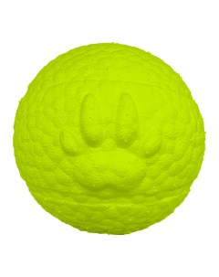 Игрушка для собак мяч с лапкой 8 см Желтый Mr.kranch