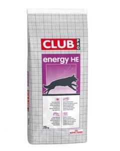 Club Energy HE Pro корм для рабочих собак Мясо 20 кг Royal canin