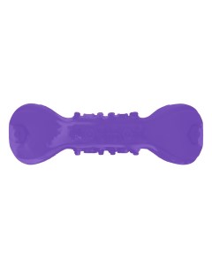 Игрушка для собак гантель дентальная с пищалкой с ароматом сливок 22 см Фиолетовый Mr.kranch