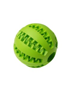 Silver series игрушка для собак мяч для чистки зубов 7 см Зелёный Homepet