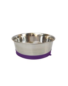 Heavy миска металлическая утяжеленная на силиконовой подставке с присоской (0,9 л., Фиолетовая) Homepet