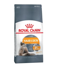 Hair Skin Care для поддержания здоровья кожи и шерсти кошек Курица 2 кг Royal canin