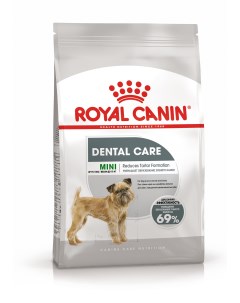 Mini Dental Care корм для собак мелких пород с повышенной чувствительностью зубов Курица 1 кг Royal canin