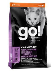 Корм для кошек CARNIVORE Grain Free с чувствительным пищеварением мясное ассорти 1 4 кг @go