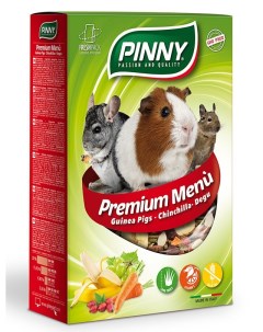Premium Menu полнорационый корм для морских свинок шиншил дегу Морковь горох и свекла 800 г Pinny