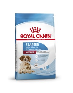 Medium Starter для щенков до 2 месяцев беременных и кормящих сук средних пород Курица 12 кг Royal canin