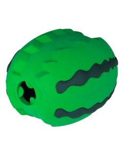 Игрушка для собак арбуз с ароматом курицы 15 см Зеленый Mr.kranch