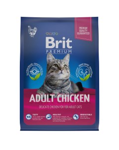 Premium Cat Adult для взрослых кошек Курица 400 г Brit*