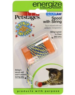 Игрушка ОРКА Катушка с веревочкой для кошек Petstages