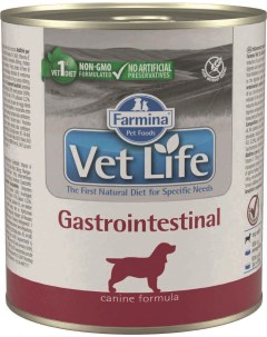 Vet Life Dog Gastrointestinal консервы для собак при ЖКТ Курица 300 г Farmina vet life