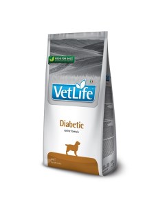 Vet Life Dog Diabetic корм для собак при сахарном диабете Диетический 2 кг Farmina vet life