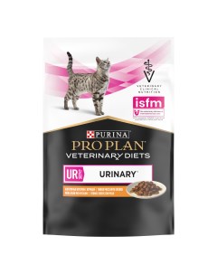 Pro Plan Veterinary Diets UR Urinary пауч для кошек при МКБ Курица 85 г Purina pro plan veterinary diets