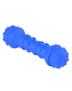 Игрушка для собак гантель дентальная с ароматом курицы 18 см Синий Mr.kranch