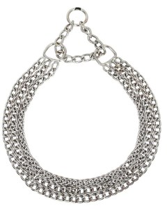 Ошейник-цепь трехрядный (2,5 х 500 мм.) Триол