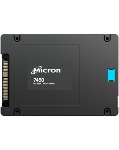 Накопитель SSD 2 5 MTFDKCC6T4TFS 1BC1ZABYY 7450 MAX 6 4GB PCIe 4 0 x4 NVMe 3D TLC 6800 5600MB s IOPS Micron