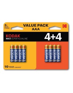 Батарея Kodak LR03 4 4BL MAX SUPER LR03 4 4BL MAX SUPER
