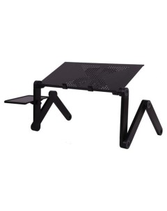 Стол для ноутбука регулируемый BU 803 металл складной черный Buro