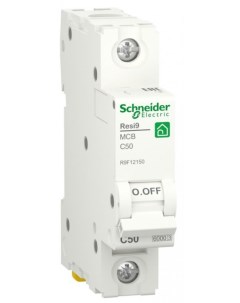 Автоматический выключатель RESI9 С 50А 1P 6000A Schneider electric