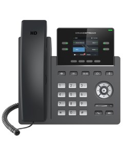 Телефон VoiceIP GRP 2612w 2 SIP аккаунта 2хEthernet 10 100 дисплей 2 4 цветной книга на 1000 контакт Grandstream