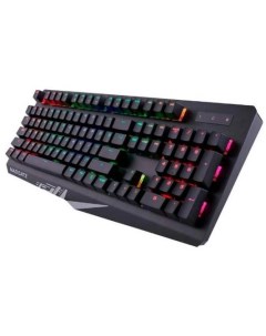 Игровая клавиатура S T R I K E 2 чёрная US layout мембрана RGB подсветка аллюминиевая рама USB Mad catz
