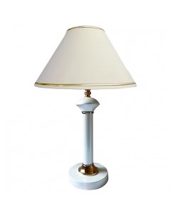 Настольная лампа декоративная Lorenzo 60019 1 глянцевый белый Eurosvet