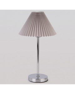 Настольная лампа декоративная Peony 01132 1 хром серый Eurosvet