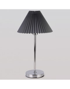 Настольная лампа декоративная Peony 01132 1 хром графит Eurosvet