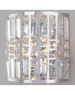 Накладной светильник Lory 10116 2 хром прозрачный хрусталь Strotskis Eurosvet