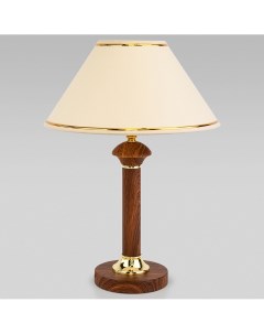 Настольная лампа декоративная Lorenzo 60019 1 орех Eurosvet