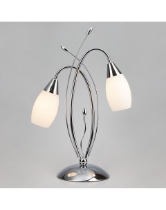 Настольная лампа декоративная Ginevra 22080 2T хром Eurosvet