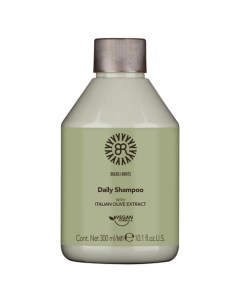 Шампунь для волос увлажняющий для ежедневного использования с экстрактом оливы веган Bulbs&roots