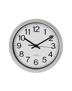 Часы Классика d25 4см белый серый Вещицы