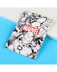 Блокнот а6 на скрепке 32 листа мстители Marvel
