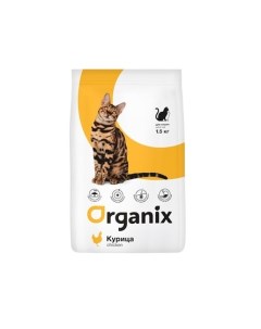 Adult Cat Сухой корм для взрослых кошек с курицей 1 5 кг Organix