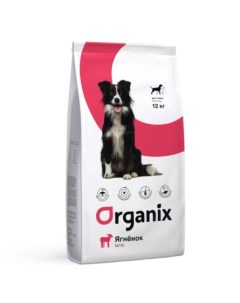 Adult Dog Сухой корм для взрослых собак всех пород с ягненком и рисом 12 кг Organix